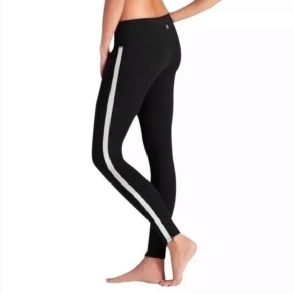 ATHLETA Leggings Reflective SideStripe Ankle Zip S - Picture 3 of 13